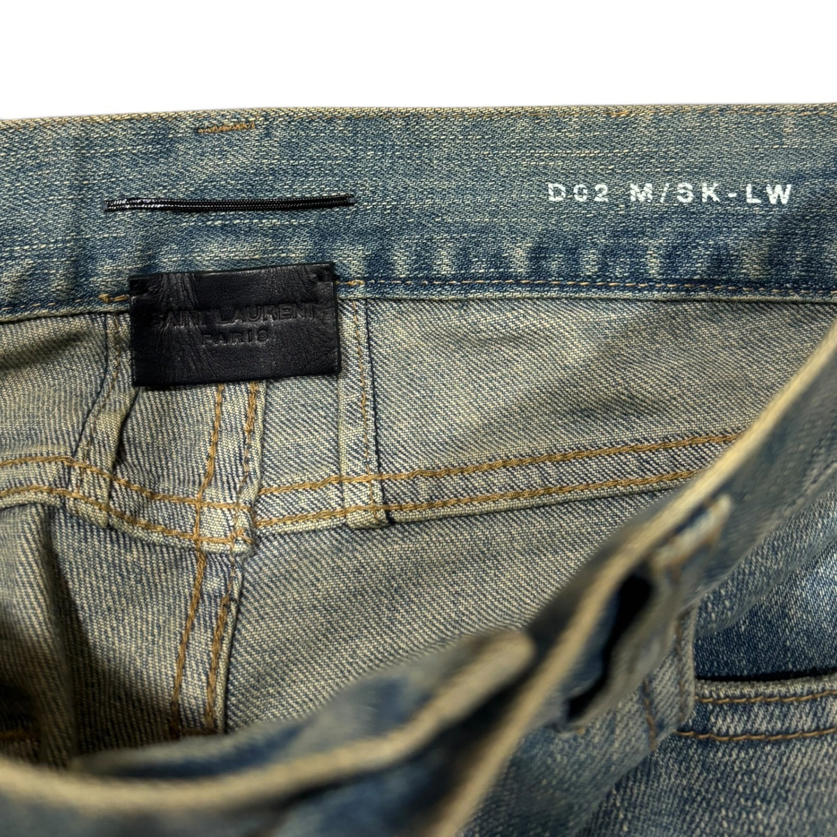 Saint Laurent AW16 Crash Denim