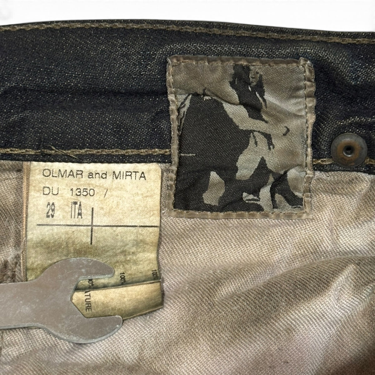 Rick Owens FW08 Stag Clawmark Denim