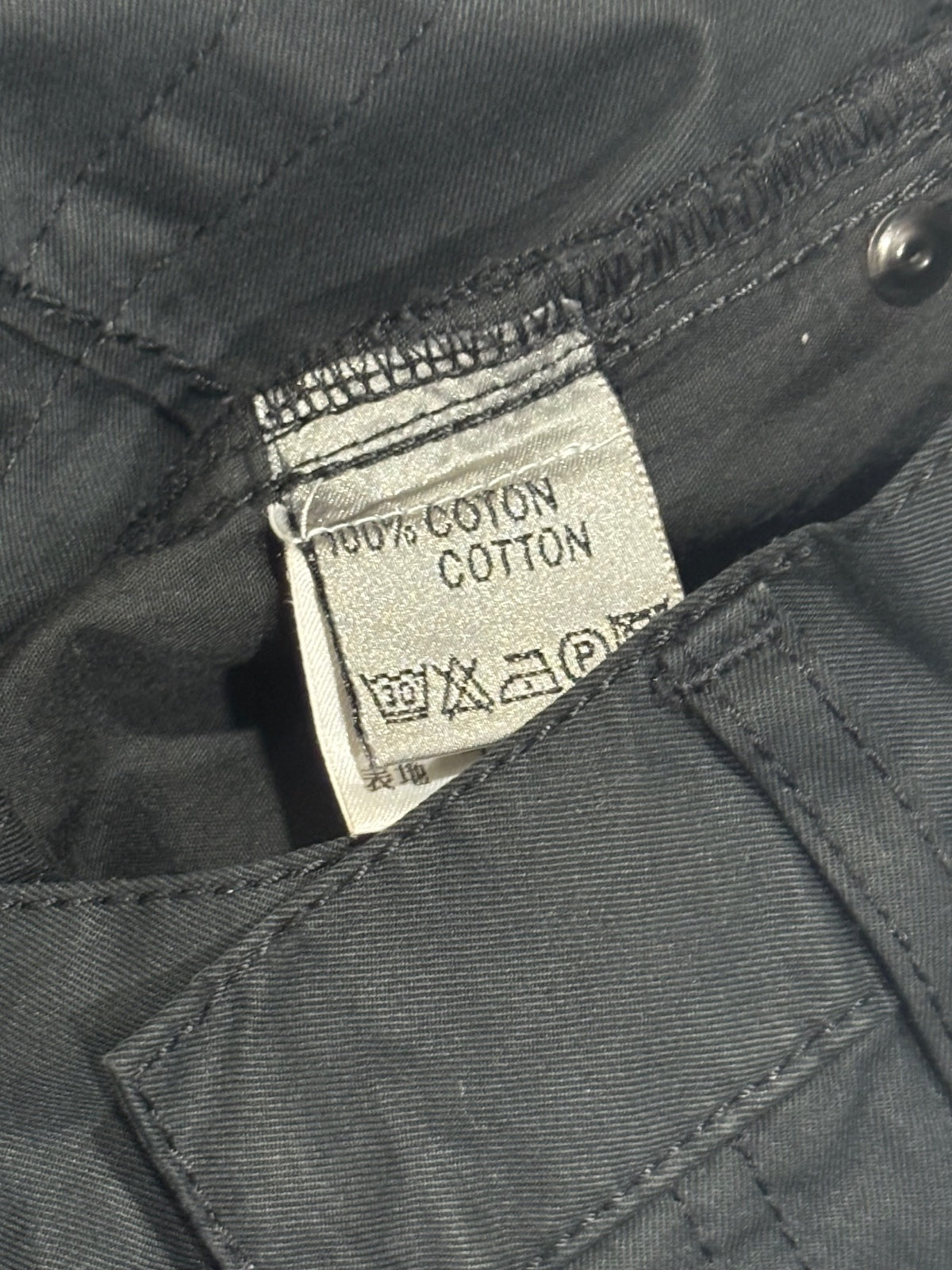 Dior Homme SS07 Black Whiskered Jeans