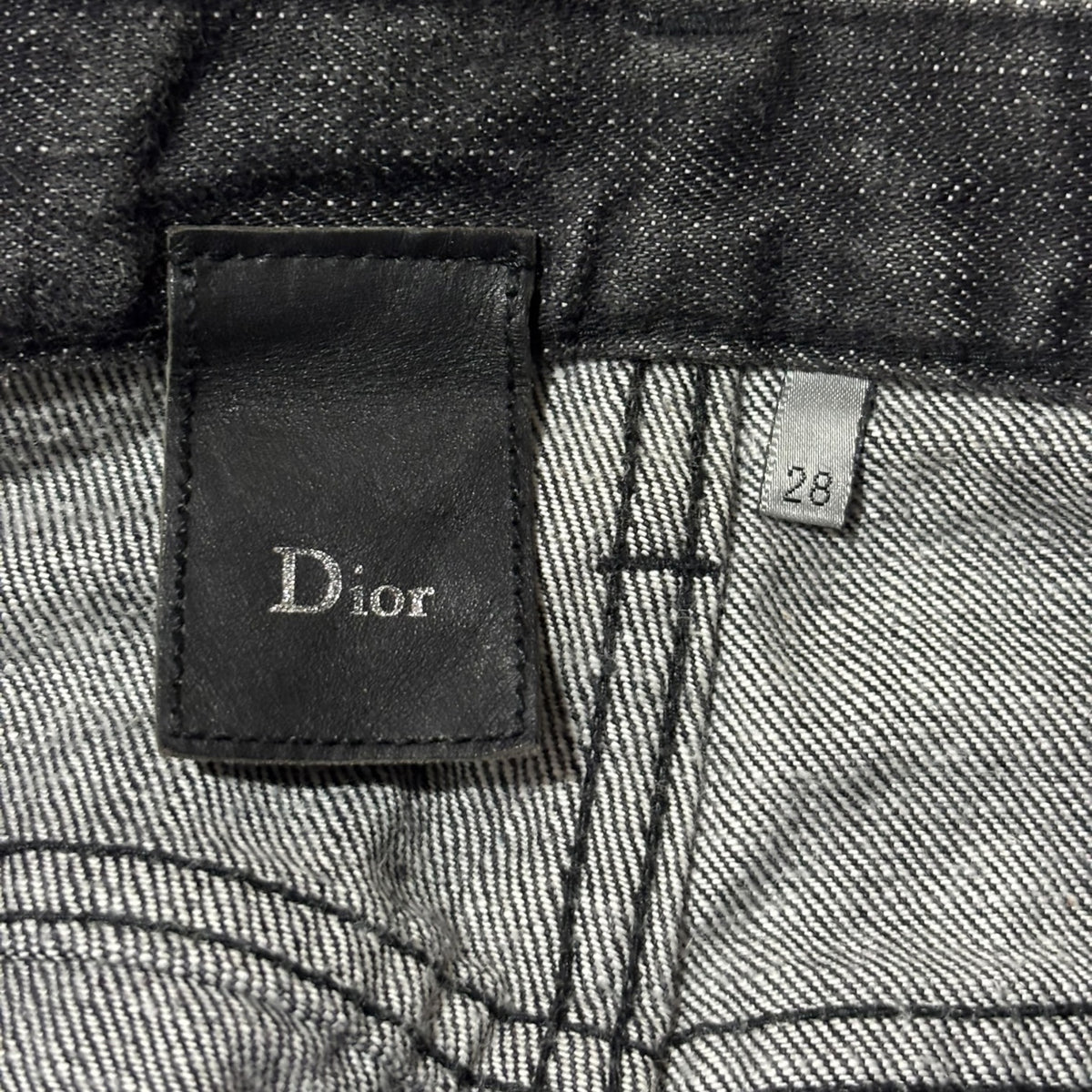 Dior Homme Grey Charcoal Denim