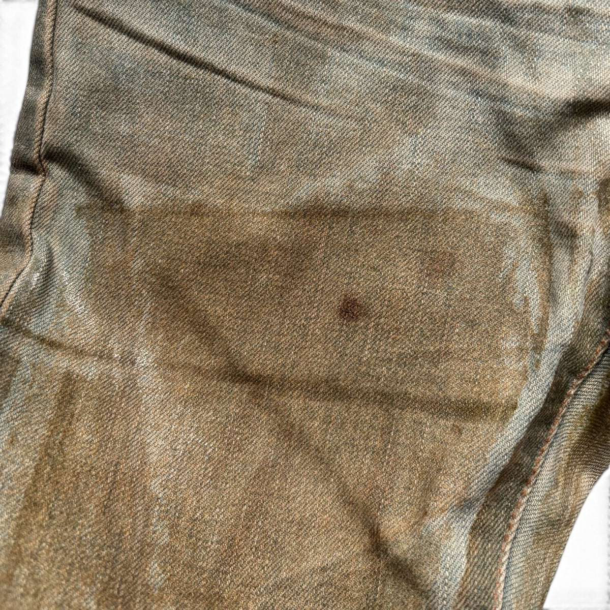 Dior Homme SS04 Waxed Bleu Claire Denim