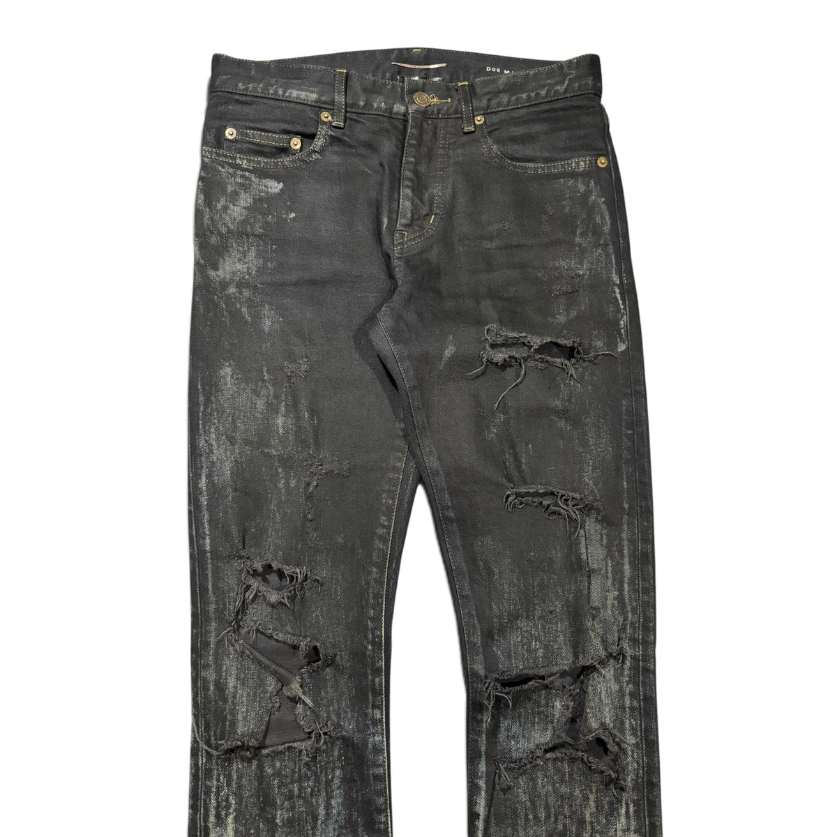 Saint Laurent AW14 Oil Spill D02 Denim
