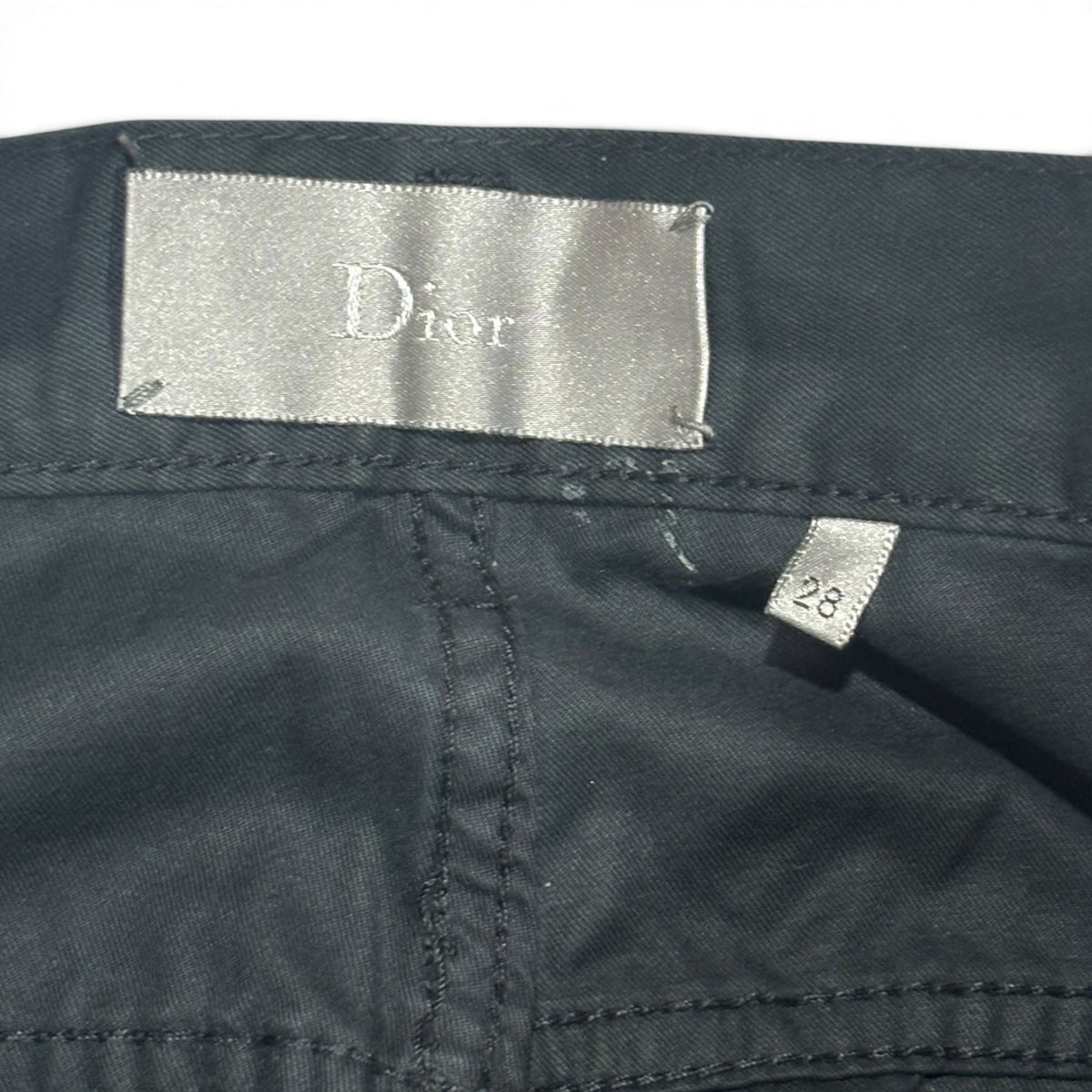 Dior Homme SS07 Black Whiskered Jeans