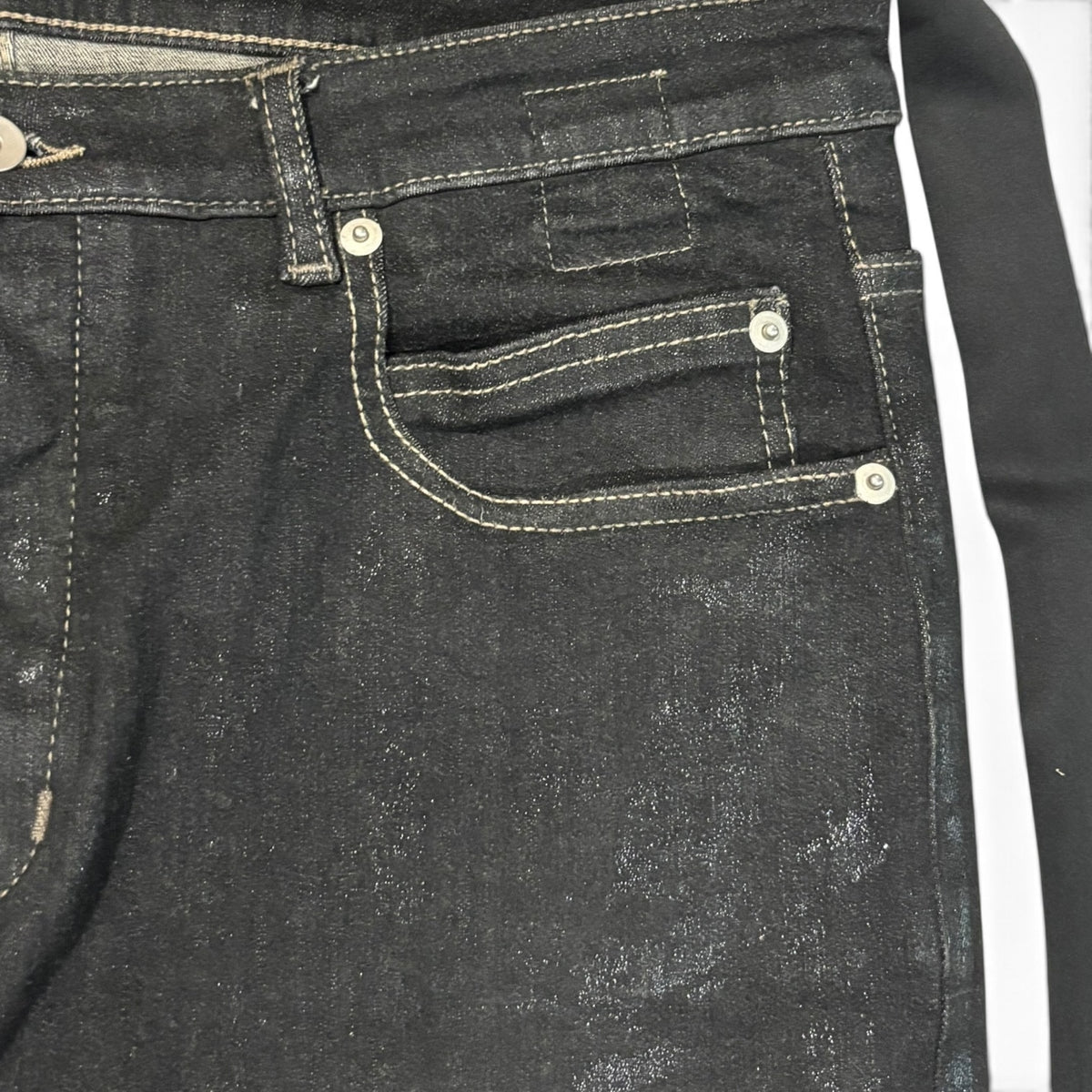 Rick Owens DRKSHDW FW21 Foil Wax Detroit Cut