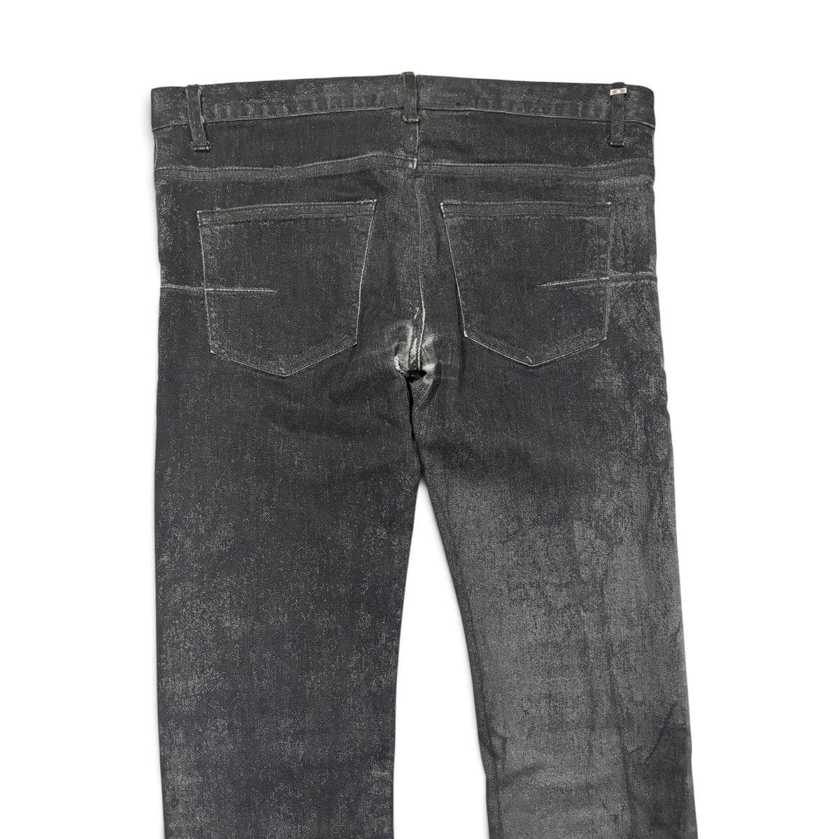 Dior Homme Faded Black Wax Denim
