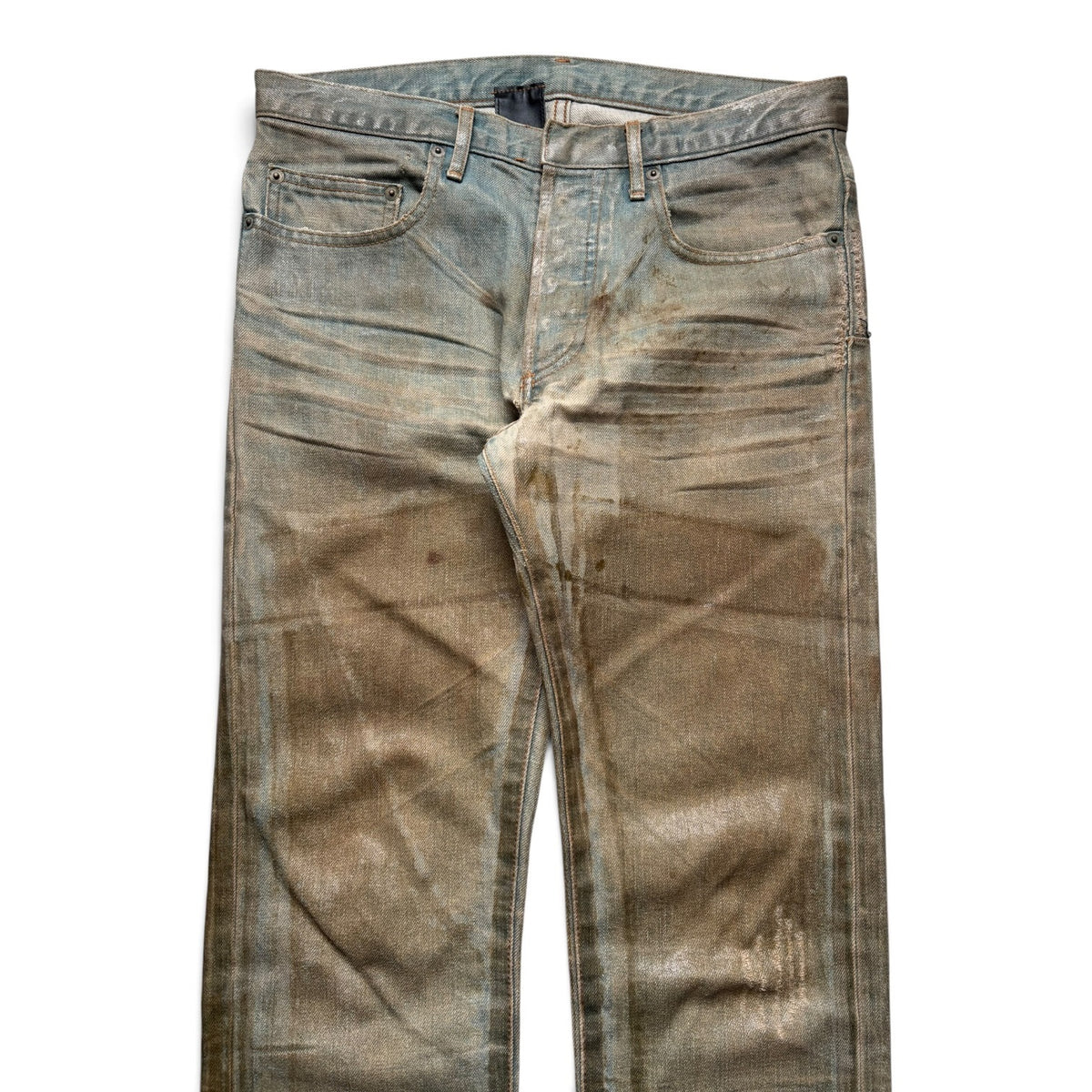 Dior Homme SS04 Waxed Bleu Claire Denim