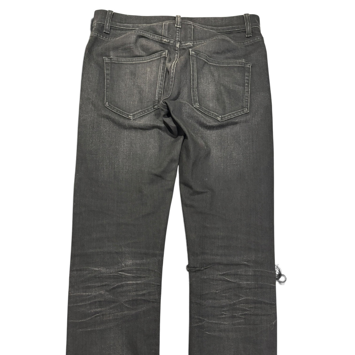 Saint Laurent AW16 Knee Rip D02 Denim