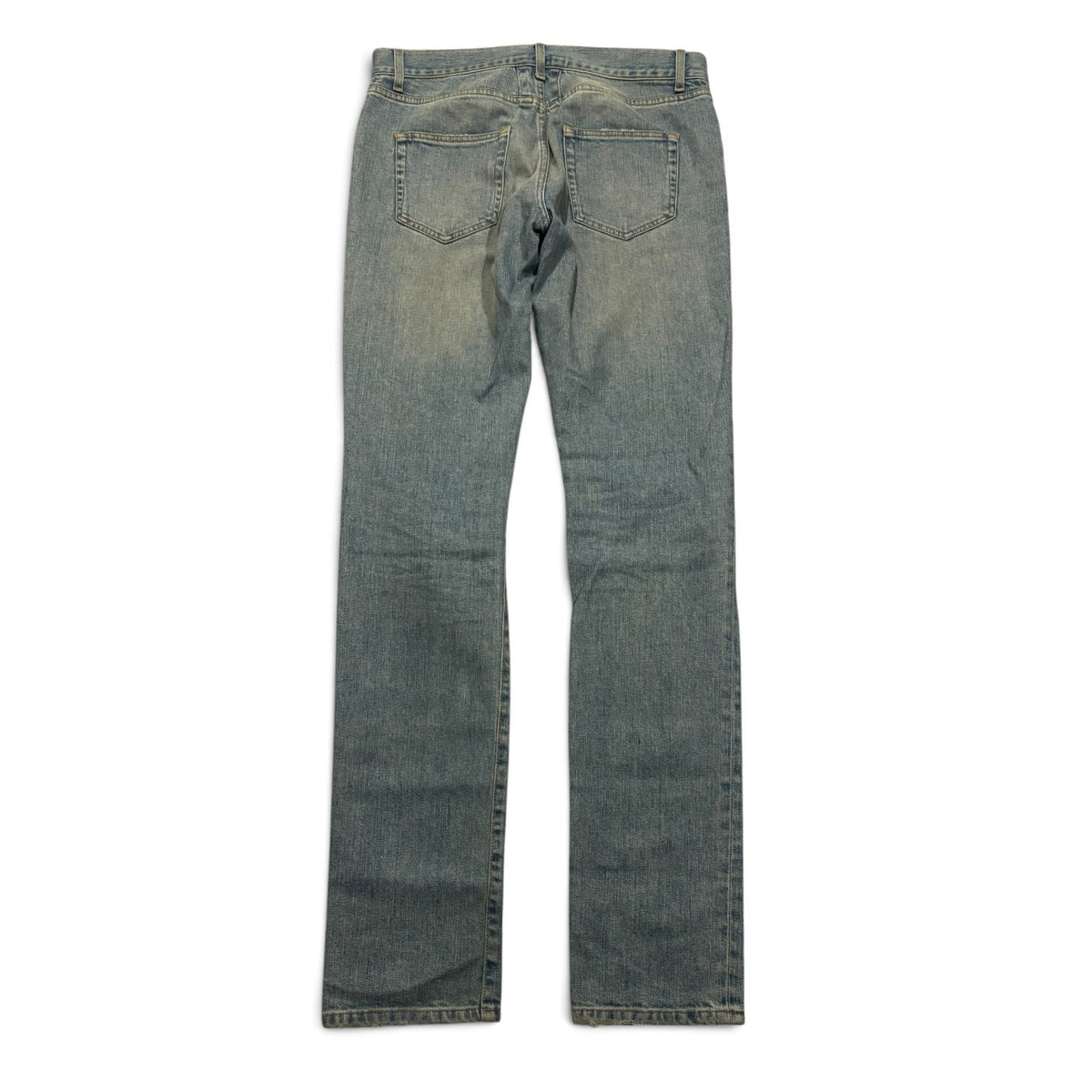 Saint Laurent AW16 Mudwash Knee Slit D02 Denim