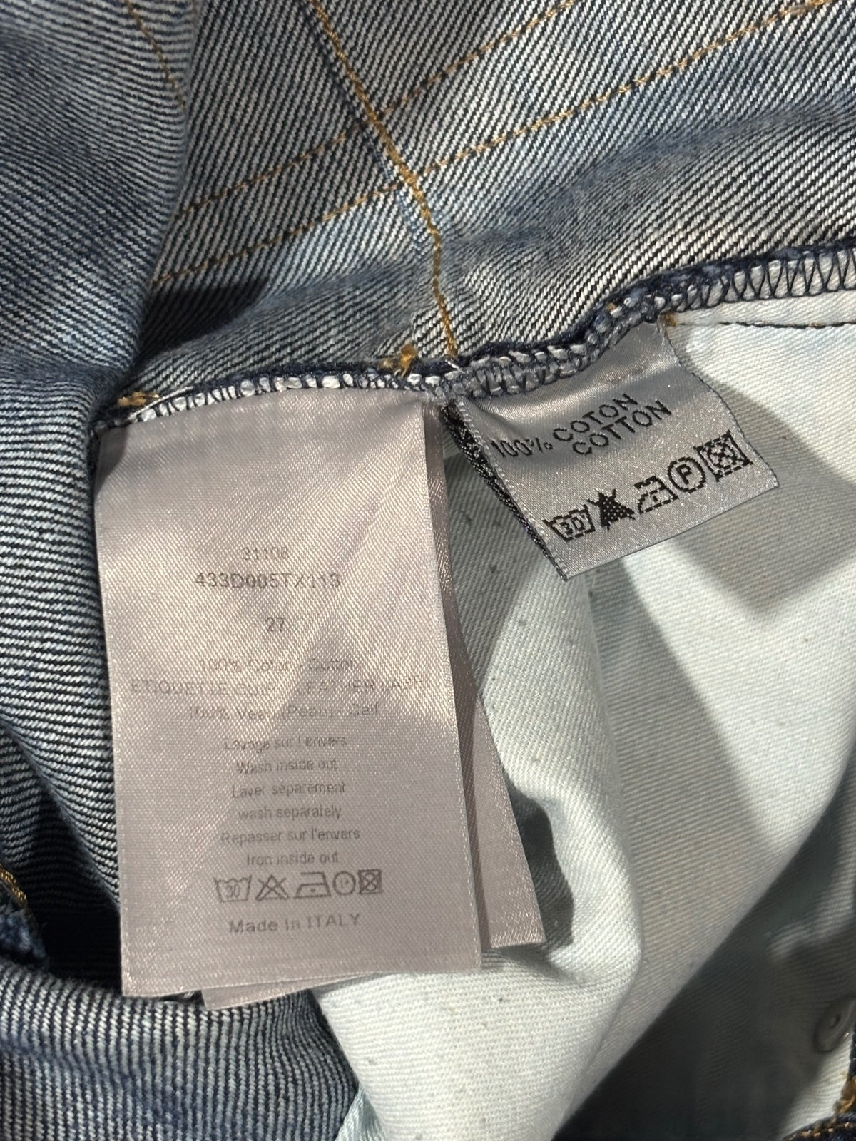 Dior Homme FW14 Repaired Jake Denim