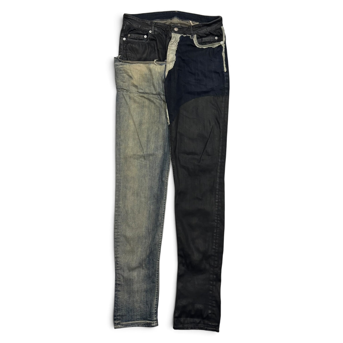 Rick Owens SS19 Babel Tyrone Patchwork Jeans
