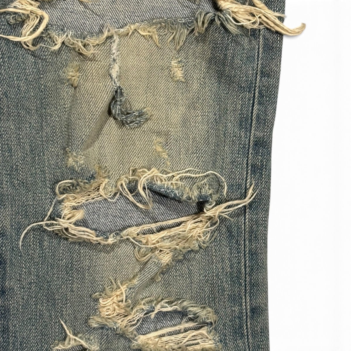 Saint Laurent FW14 Crash Denim