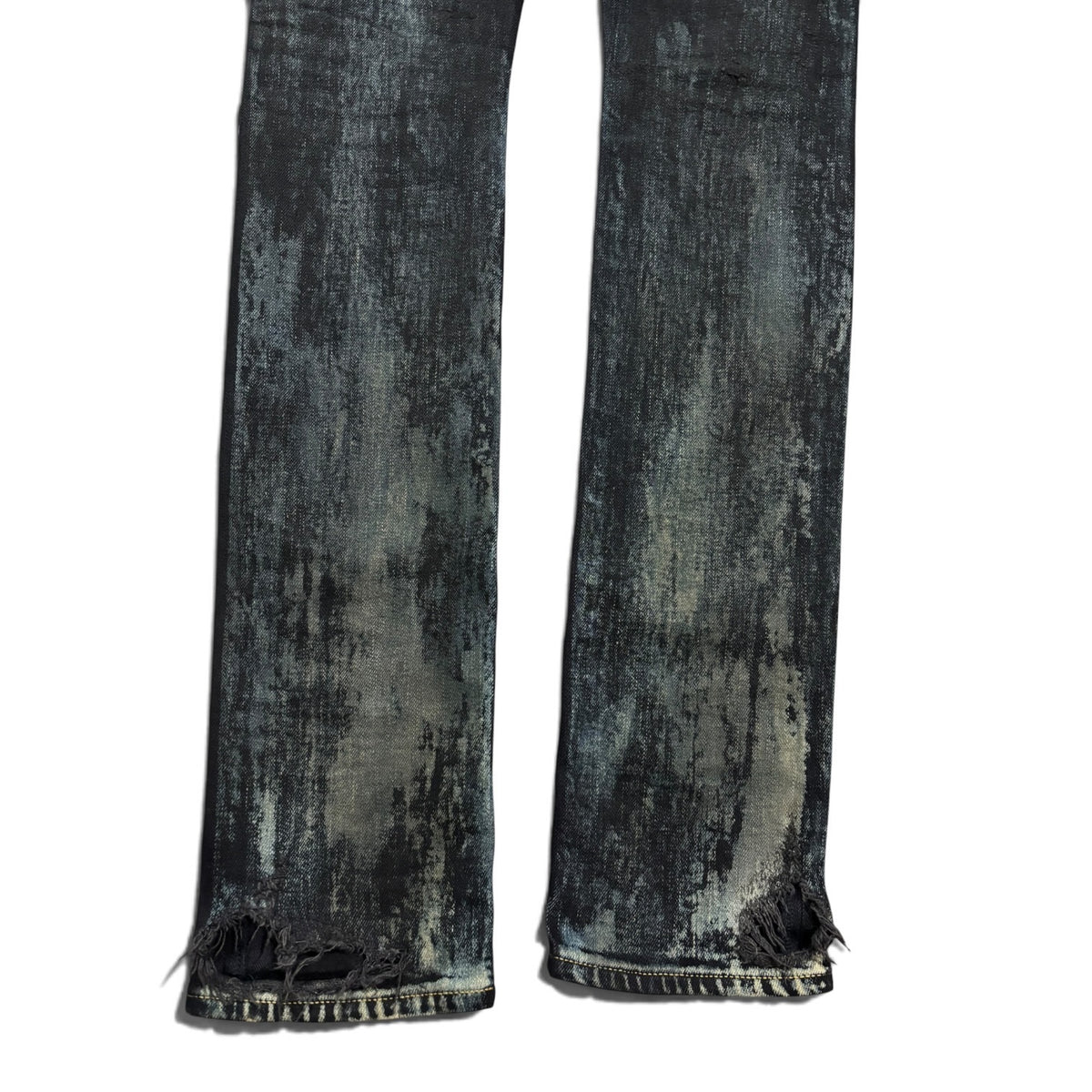 Saint Laurent AW14 Oil Spill D02 Denim