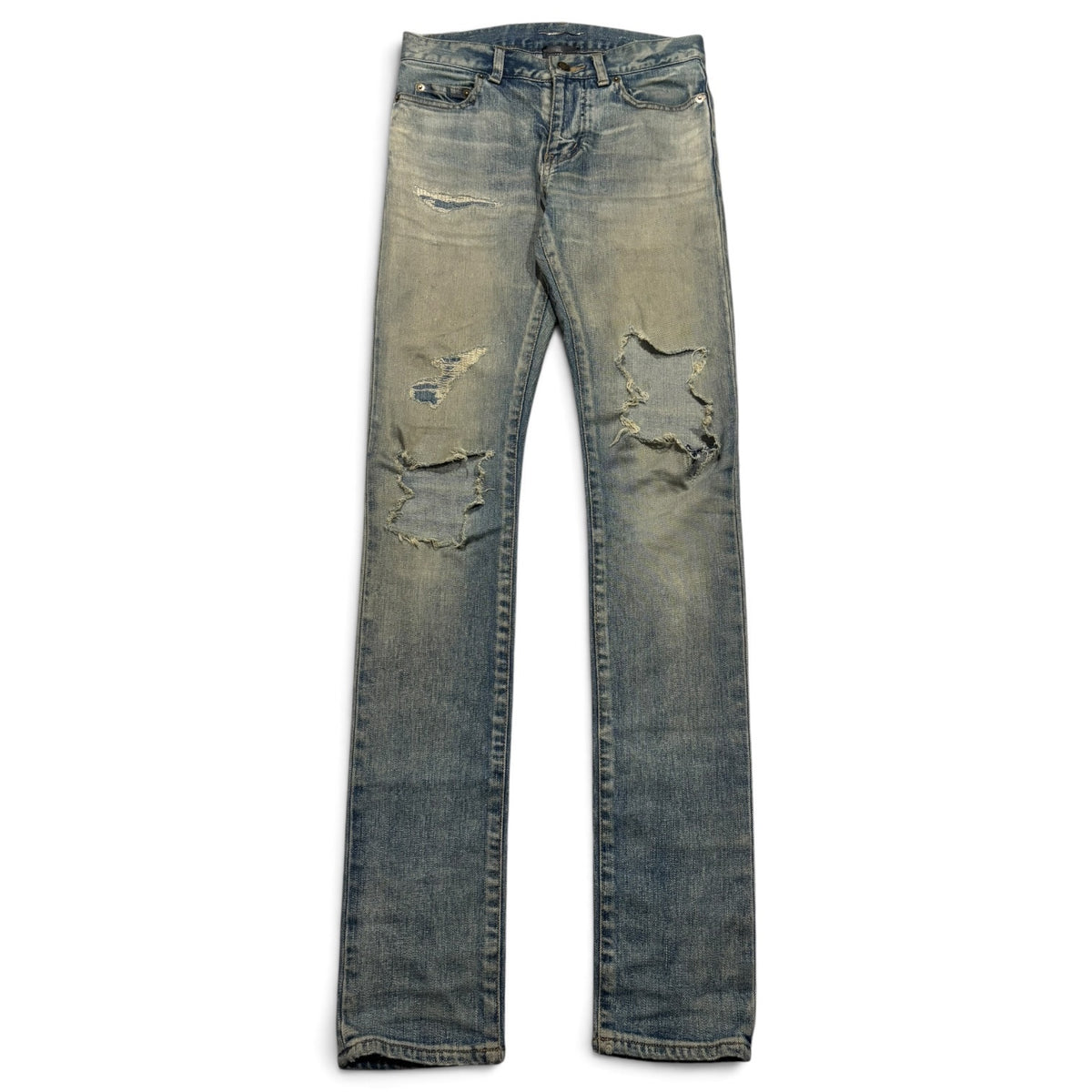 Saint Laurent Repaired Crash Denim