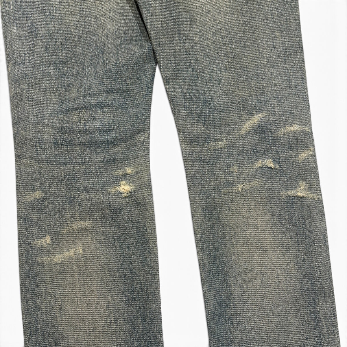 Saint Laurent FW14 Crash Denim