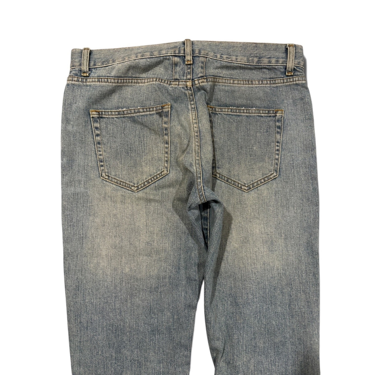 Saint Laurent AW15 Mudwash Knee Slit D02 Denim