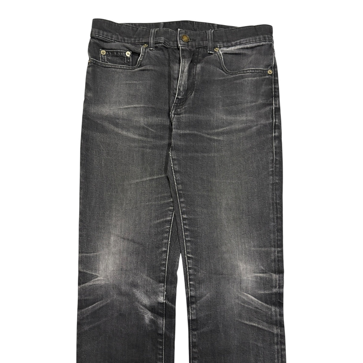 Saint Laurent Black Faded D02 Denim