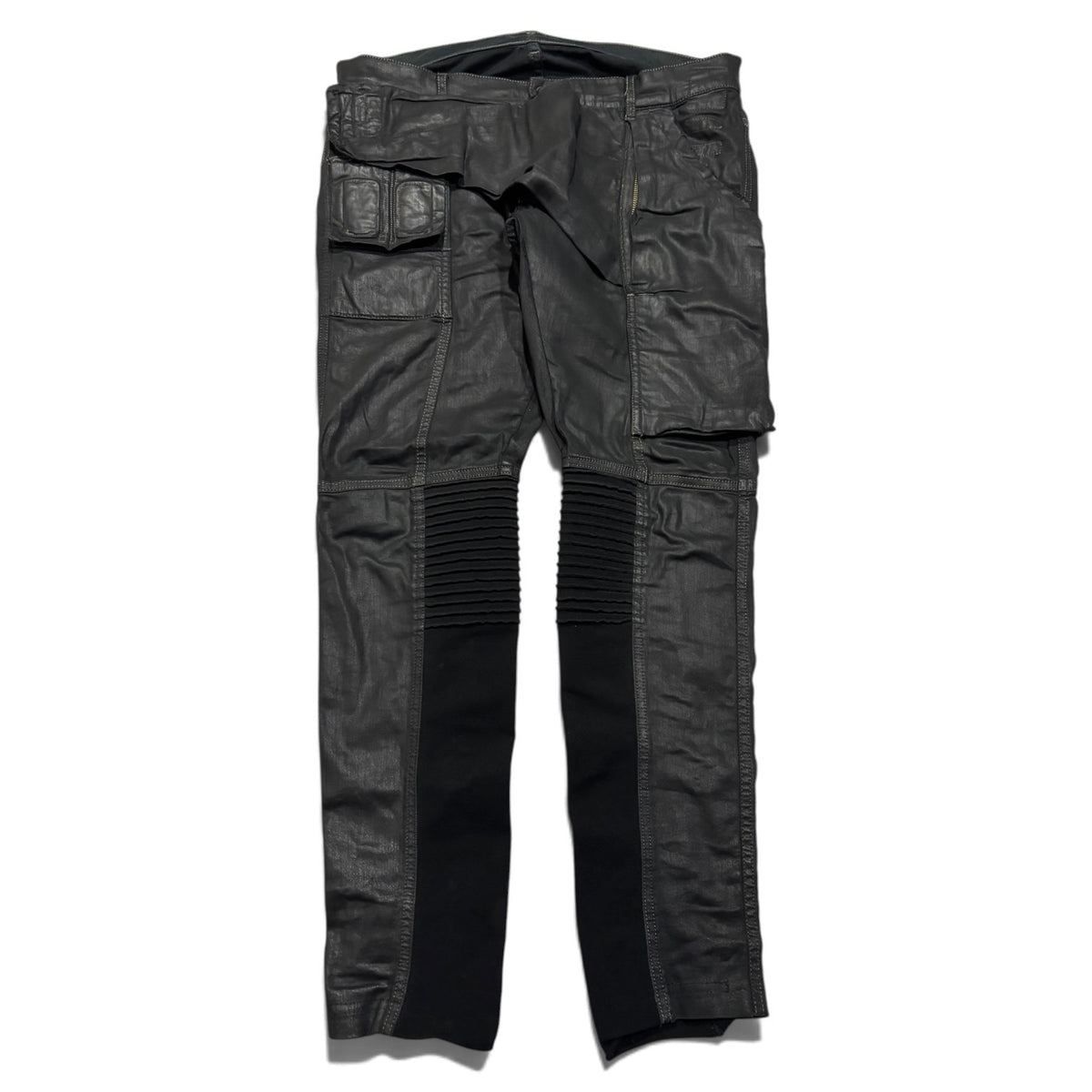 Rick Owens DRKSHDW Black Wax Memphis Denim