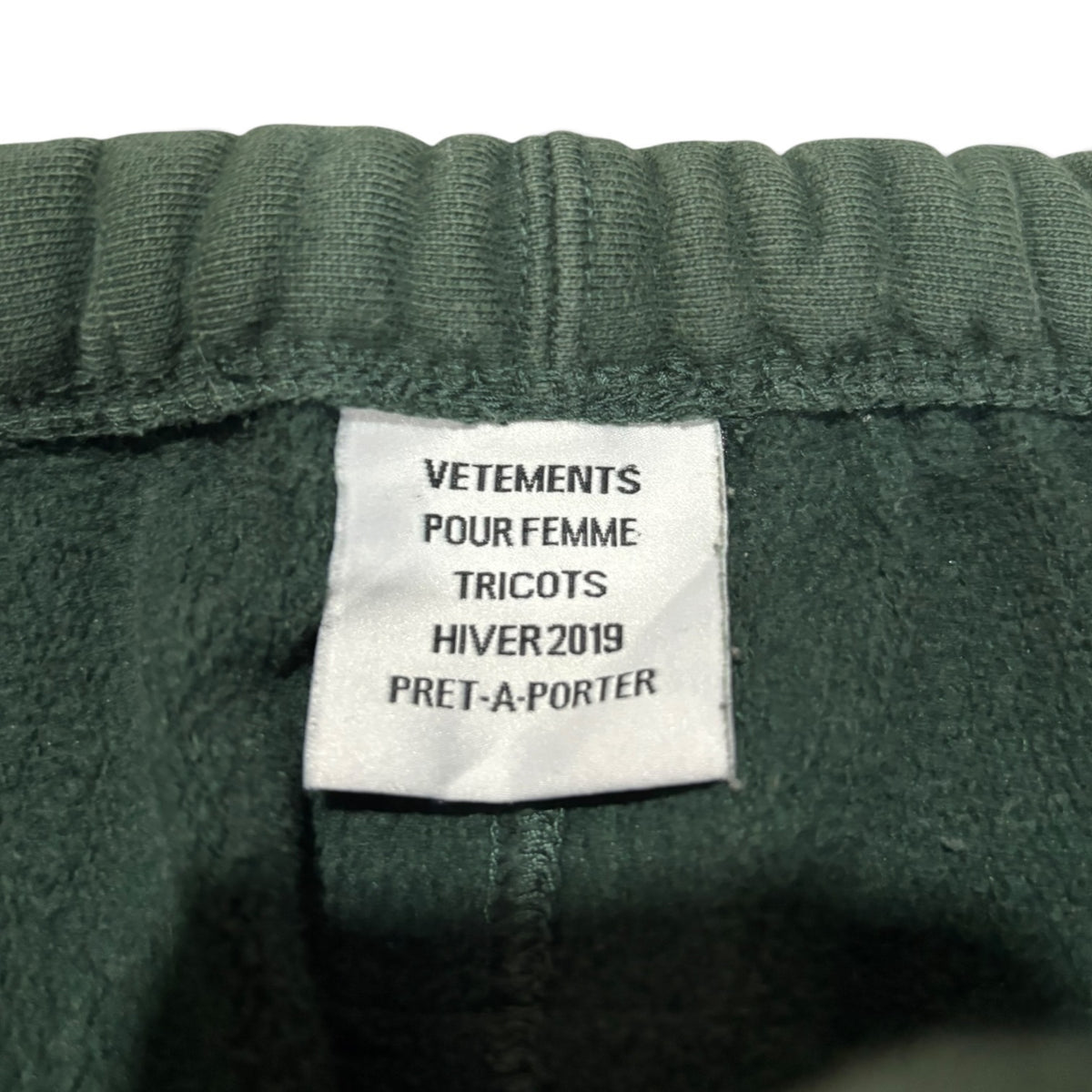 Vetements Spellout Sweatpants
