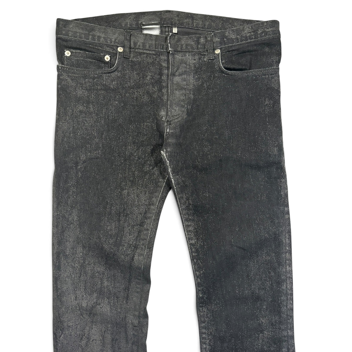 Dior Homme Faded Black Wax Denim