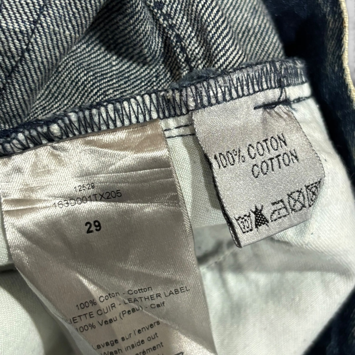 Dior Homme SS11 Oil Dirt Wash Denim