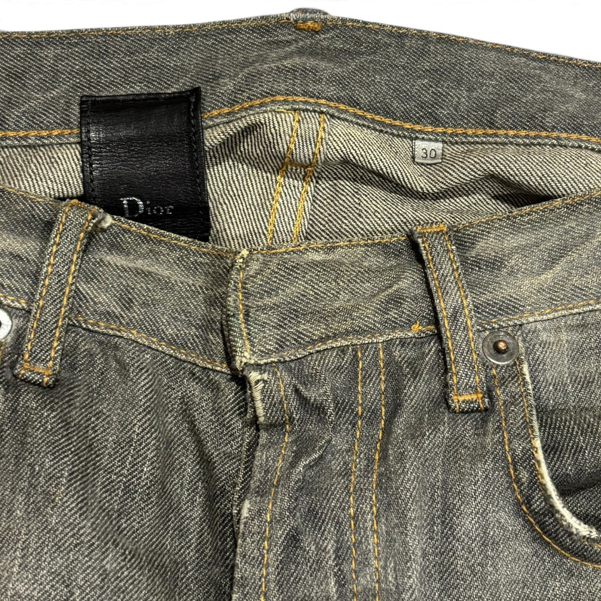 Dior Homme SS06 Grey Distressed Denim