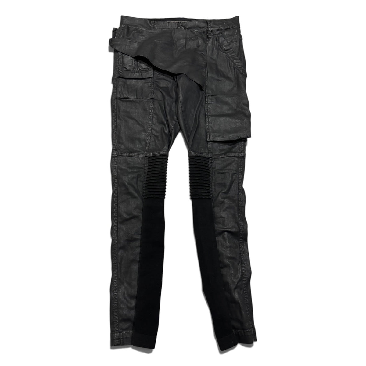 Rick Owens DRKSHDW FW16 Black Wax Memphis Denim