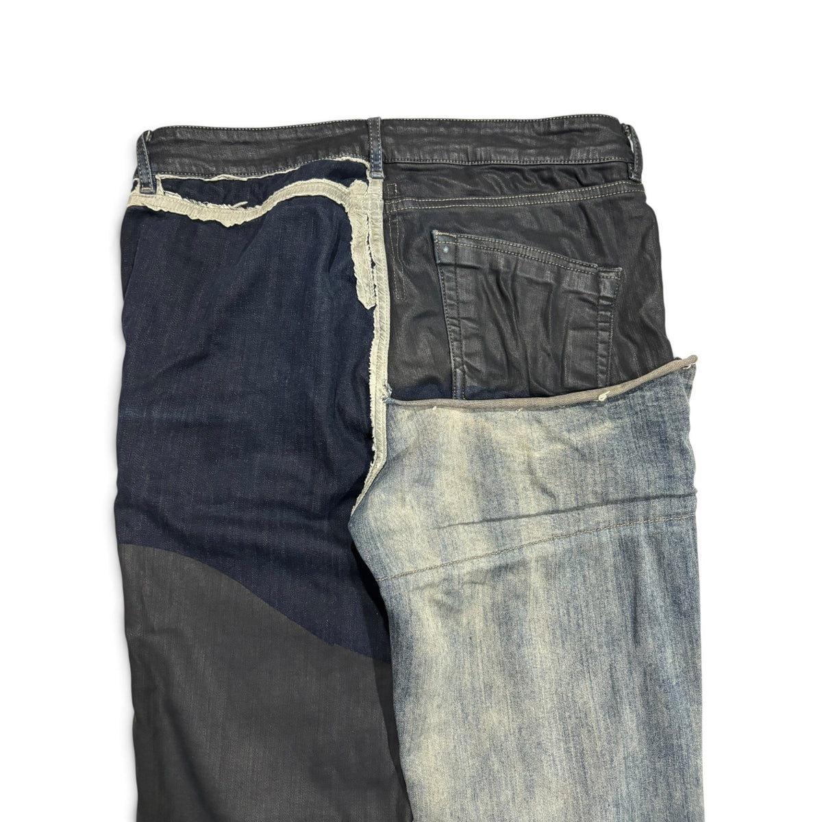Rick Owens SS19 Babel Tyrone Patchwork Jeans