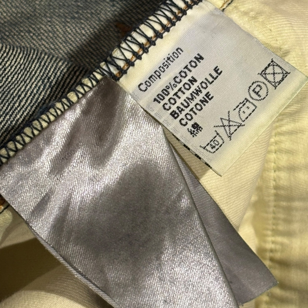 Dior Homme Raw Faded Indigo Denim