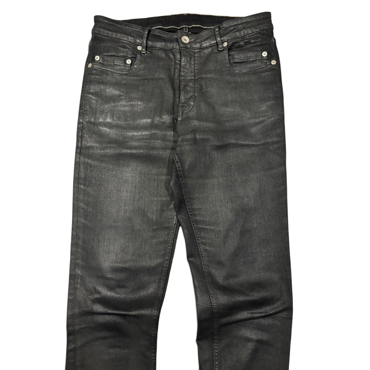 Rick Owens DRKSHDW FW19 Black Wax Tyrone Cut