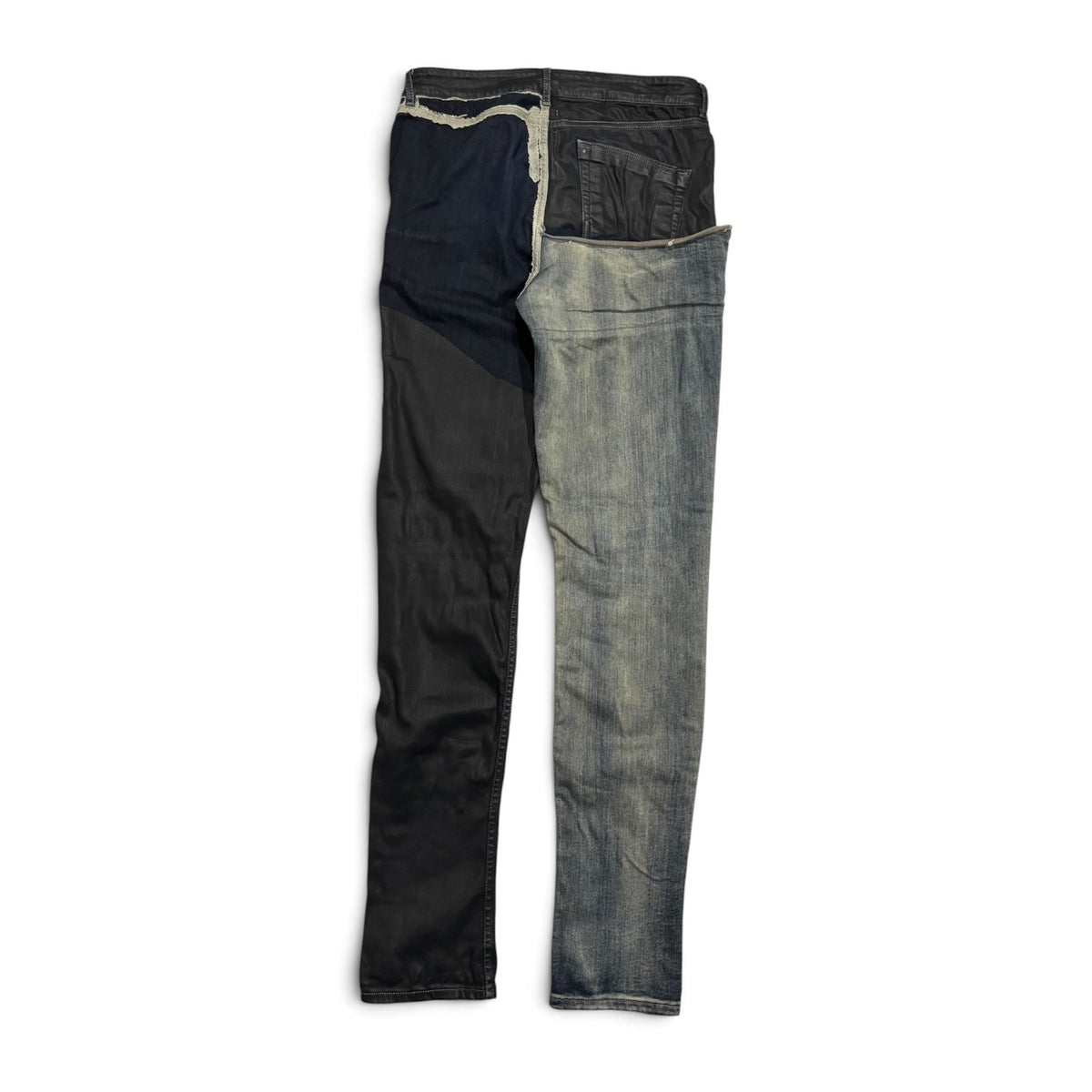 Rick Owens SS19 Babel Tyrone Patchwork Jeans