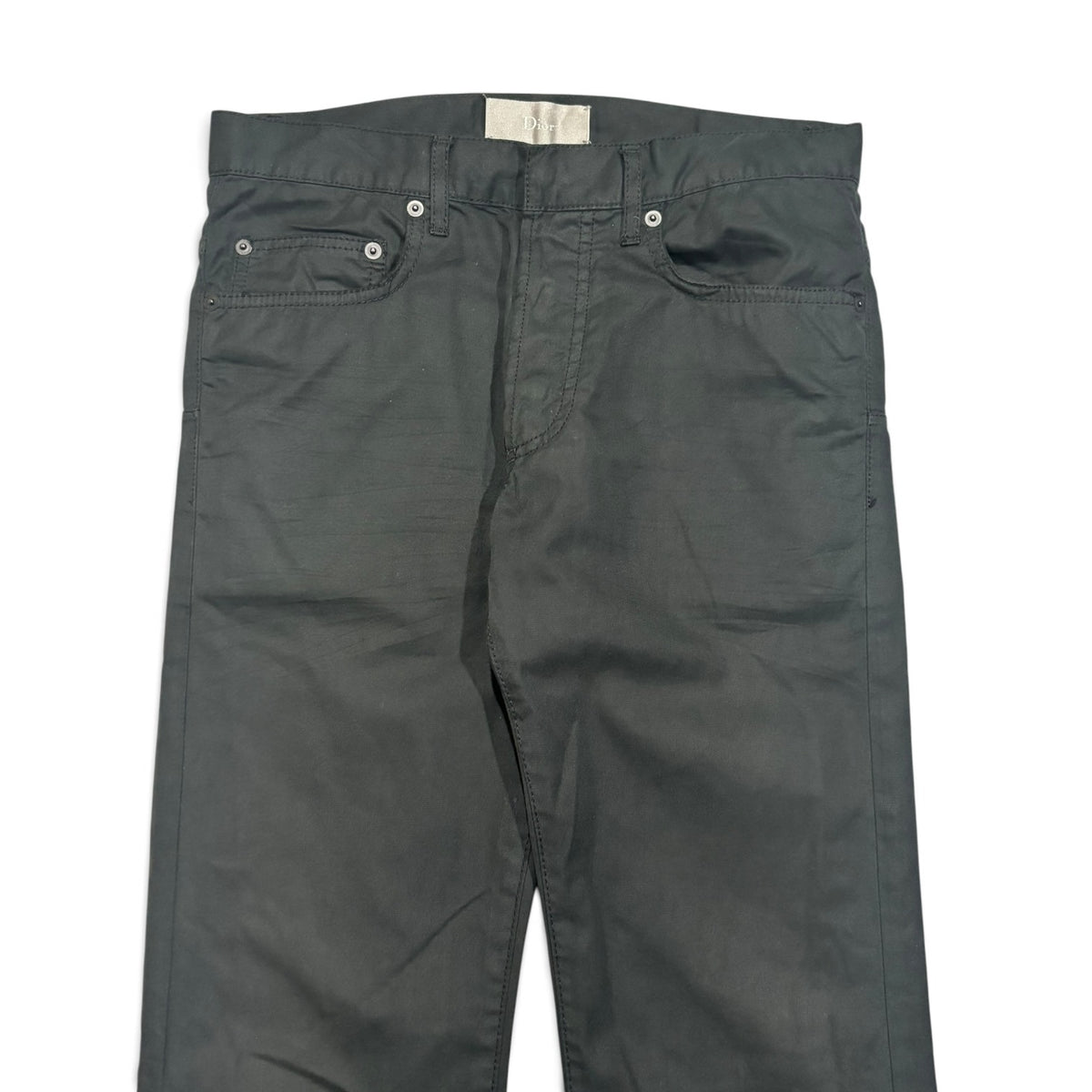 Dior Homme SS07 Black Whiskered Jeans