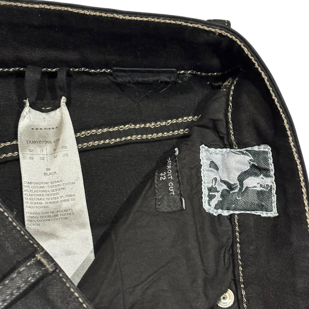 Rick Owens DRKSHDW SS22 Black Detroit Cut