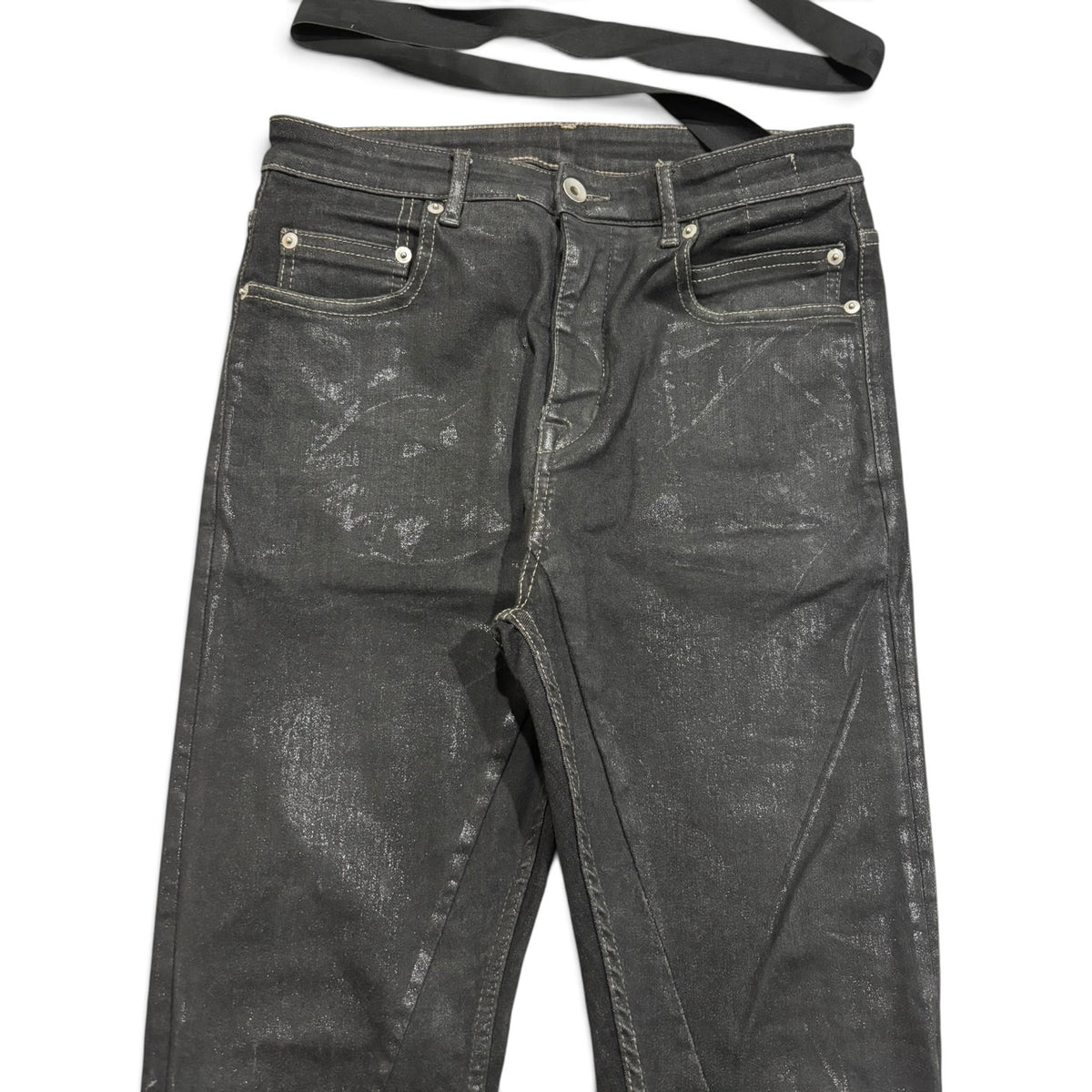 Rick Owens DRKSHDW FW21 Foil Wax Detroit Cuts
