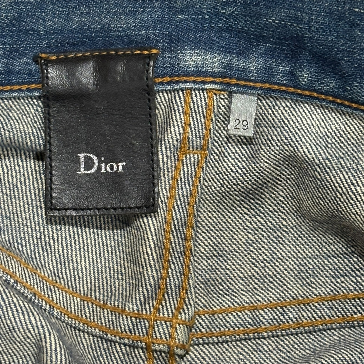 Dior Homme Blue Clawmark Denim