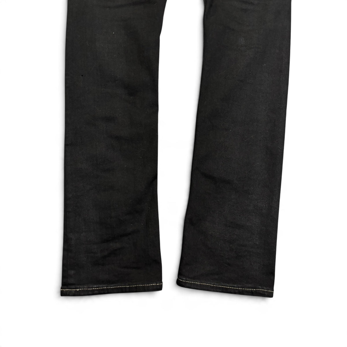 Rick Owens DRKSHDW SS22 Black Waxed Detroit Cut