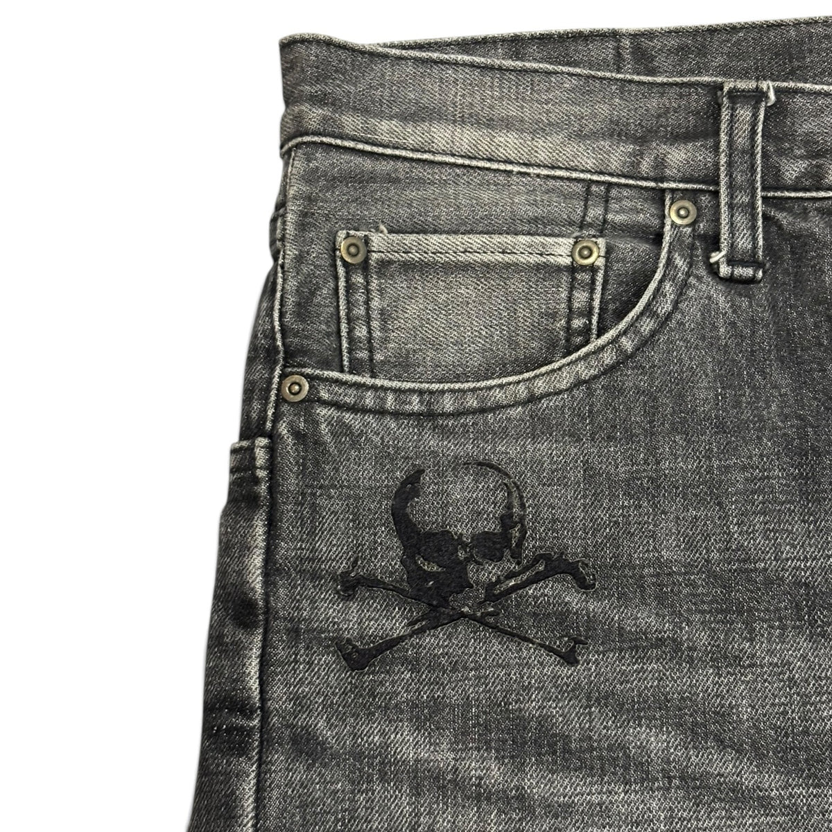 Undercover AW05 Black Skull Denim
