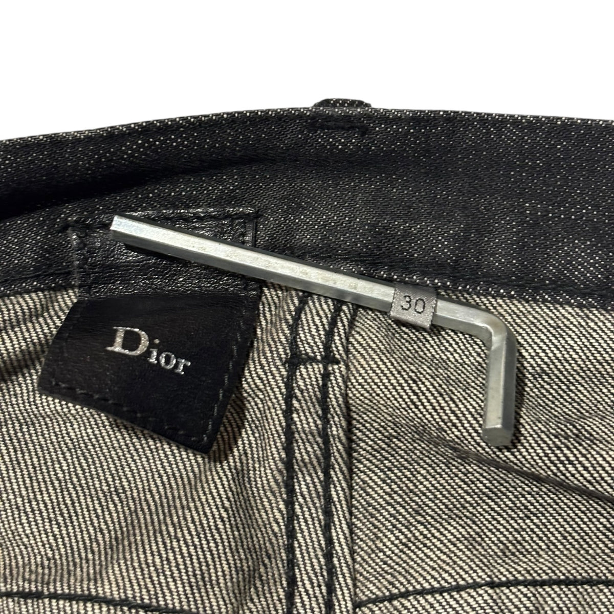 Dior Homme AW06 Black Clawmark Denim