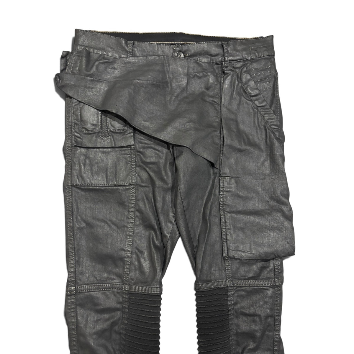 Rick Owens DRKSHDW FW16 Black Wax Memphis Denim