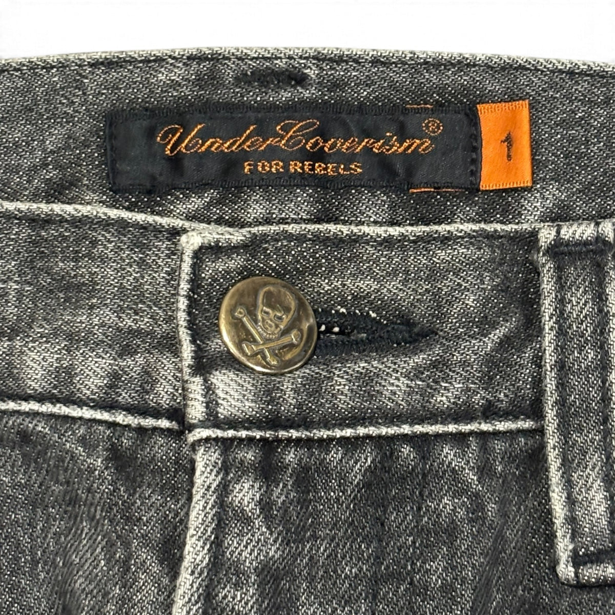 Undercover AW05 Black Skull Denim