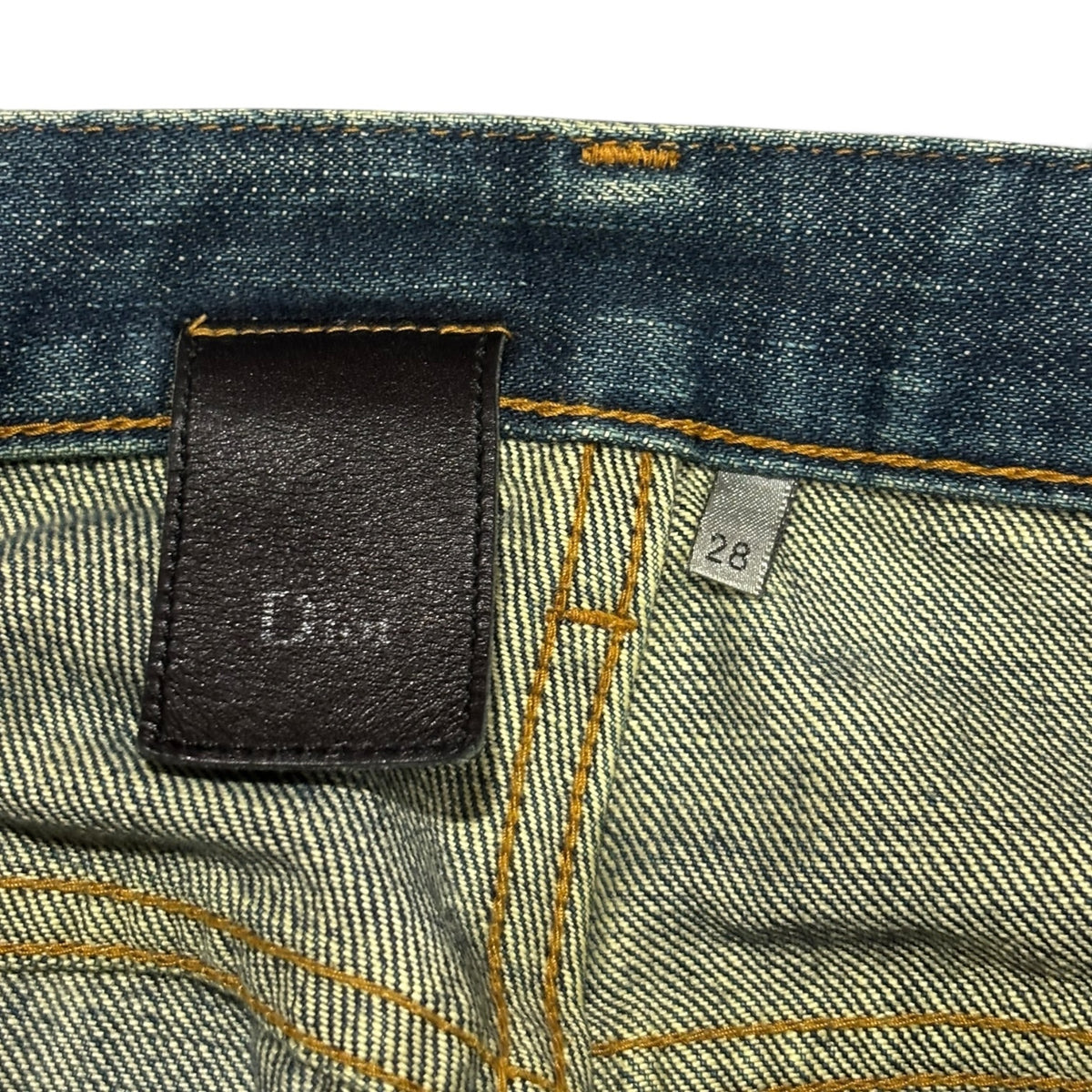 Dior Homme Raw Faded Indigo Denim