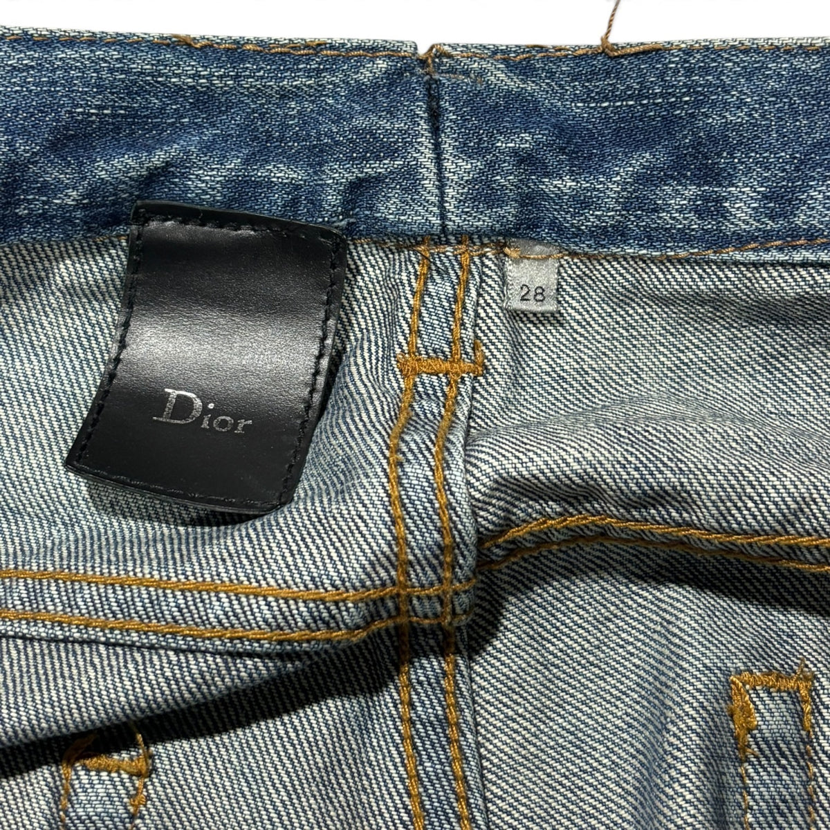 Dior Homme AW05 Blue Clawmark Denim