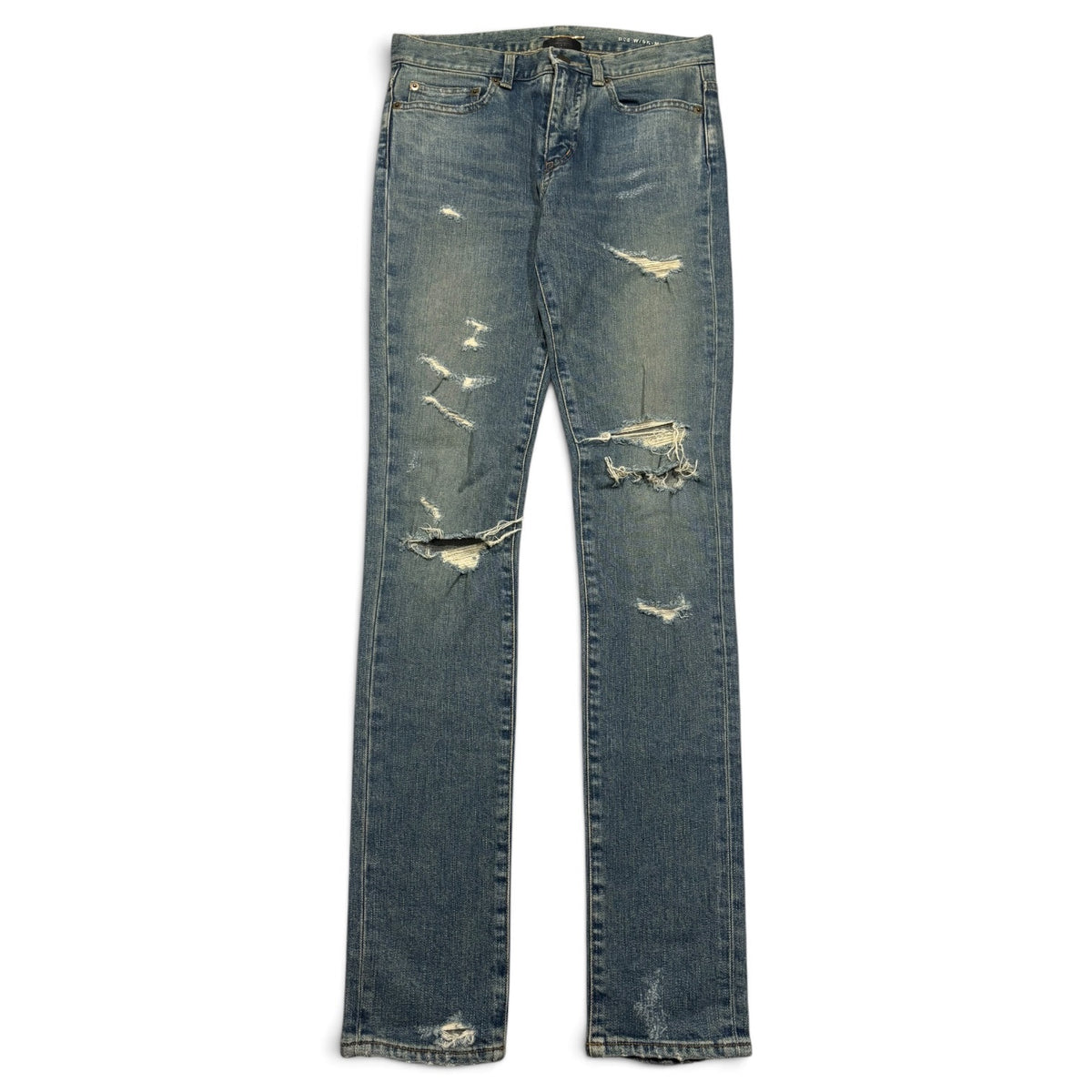 Saint Laurent AW15 Crash Denim
