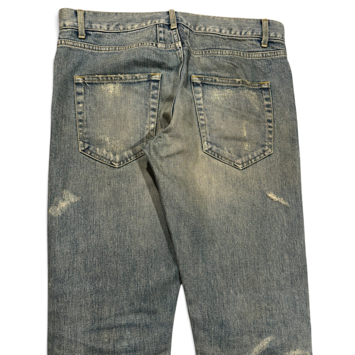 Saint Laurent FW14 Crash Denim