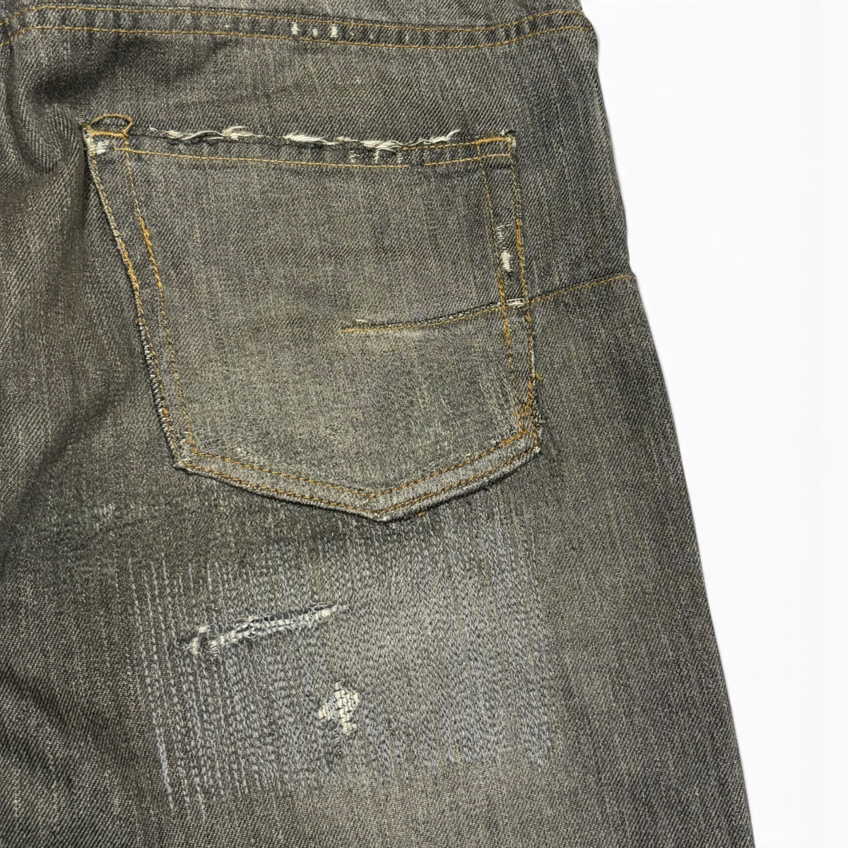 Dior Homme SS06 Grey Distressed Denim