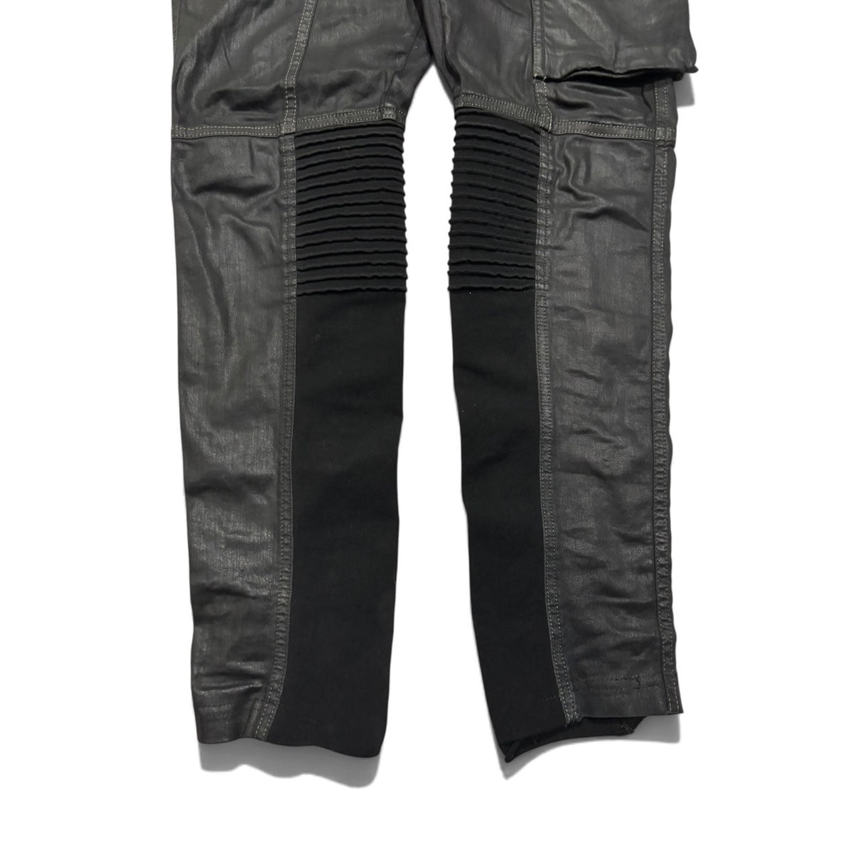 Rick Owens DRKSHDW Black Wax Memphis Denim