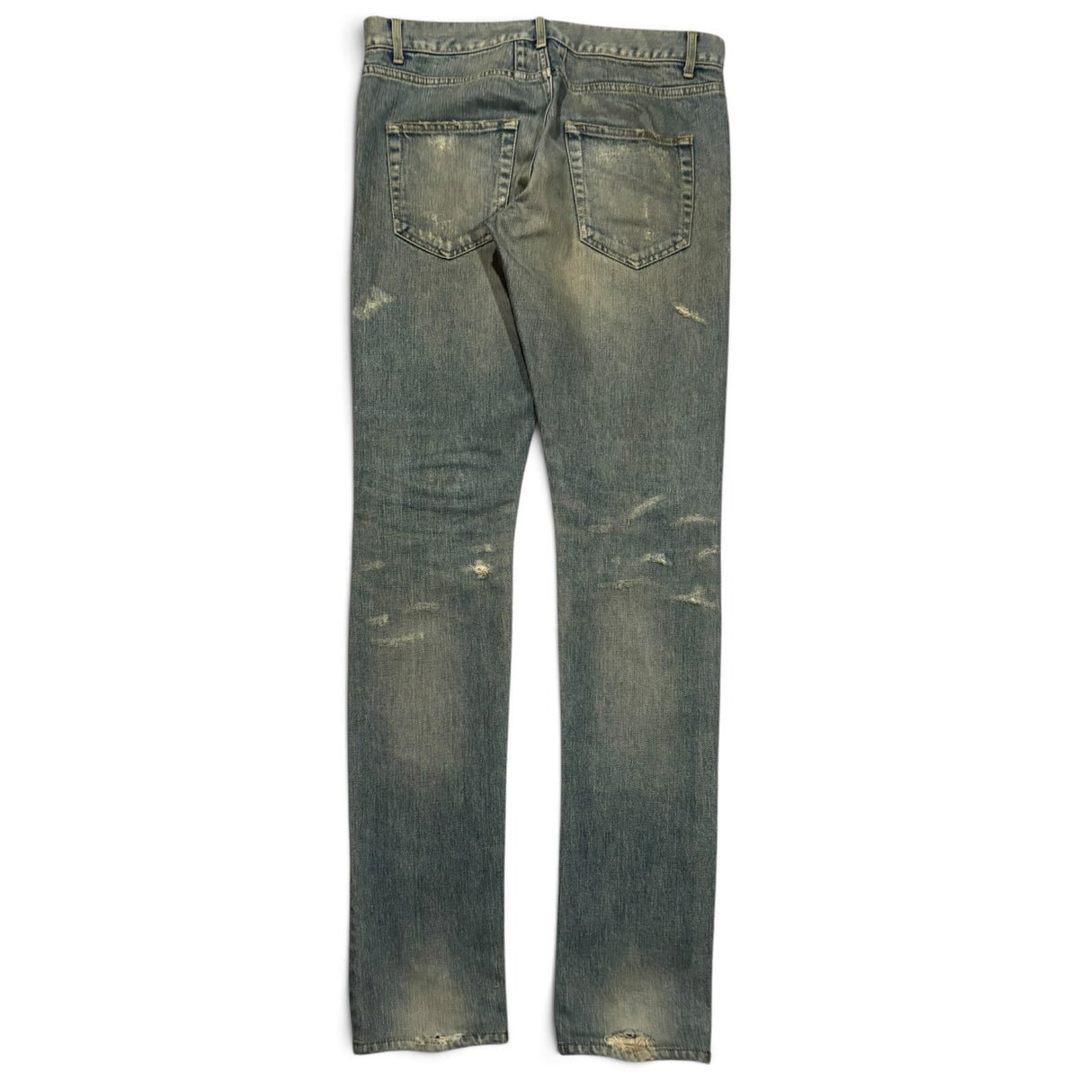 Saint Laurent FW14 Crash Denim