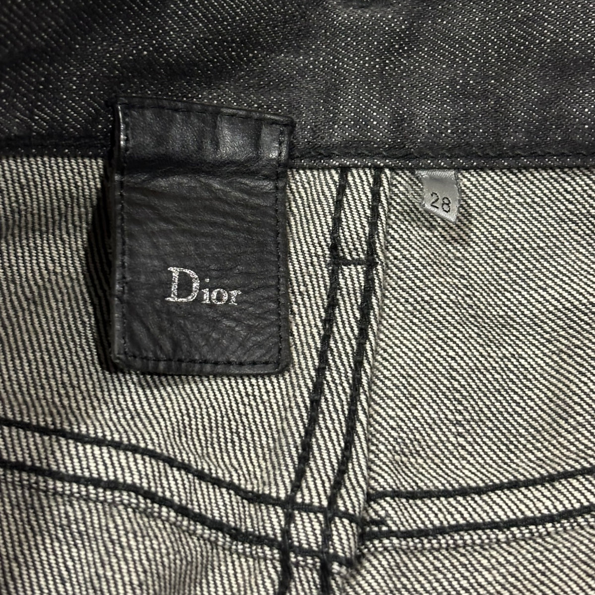 Dior Homme Grey Clawmark Denim