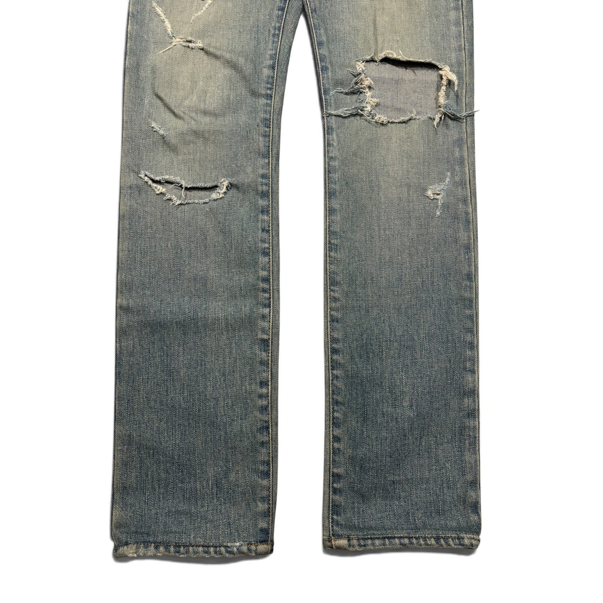Saint Laurent AW16 Crash Denim