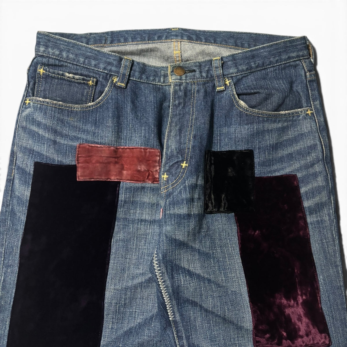 Number (N)ine AW03 Kurt Cobain Patchwork Denim