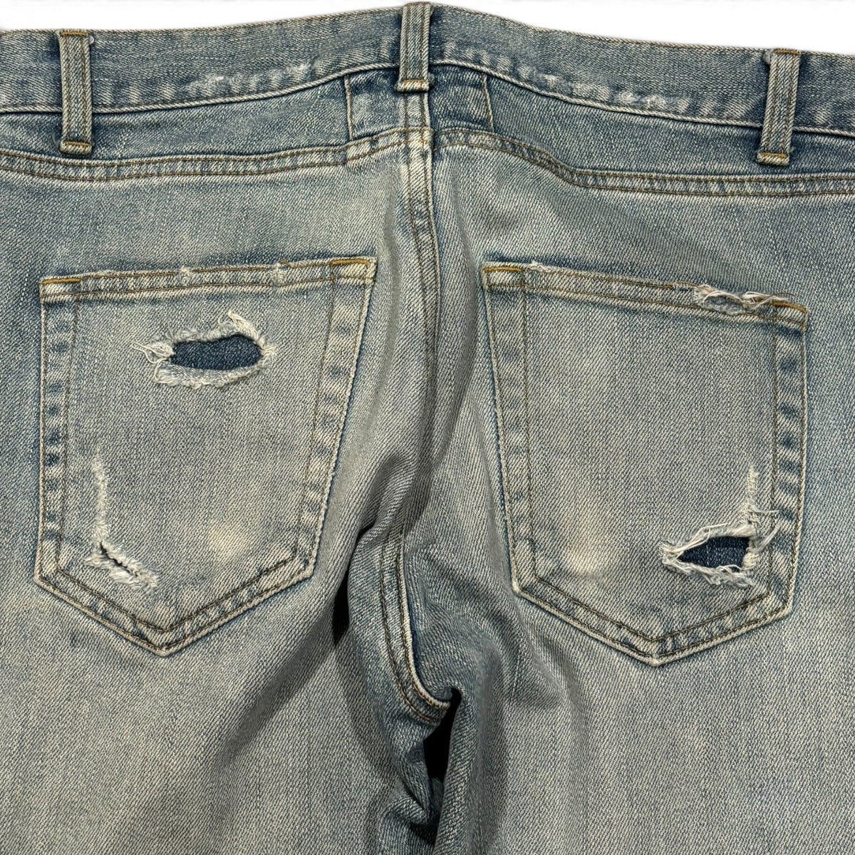 Saint Laurent AW15 Crash Denim